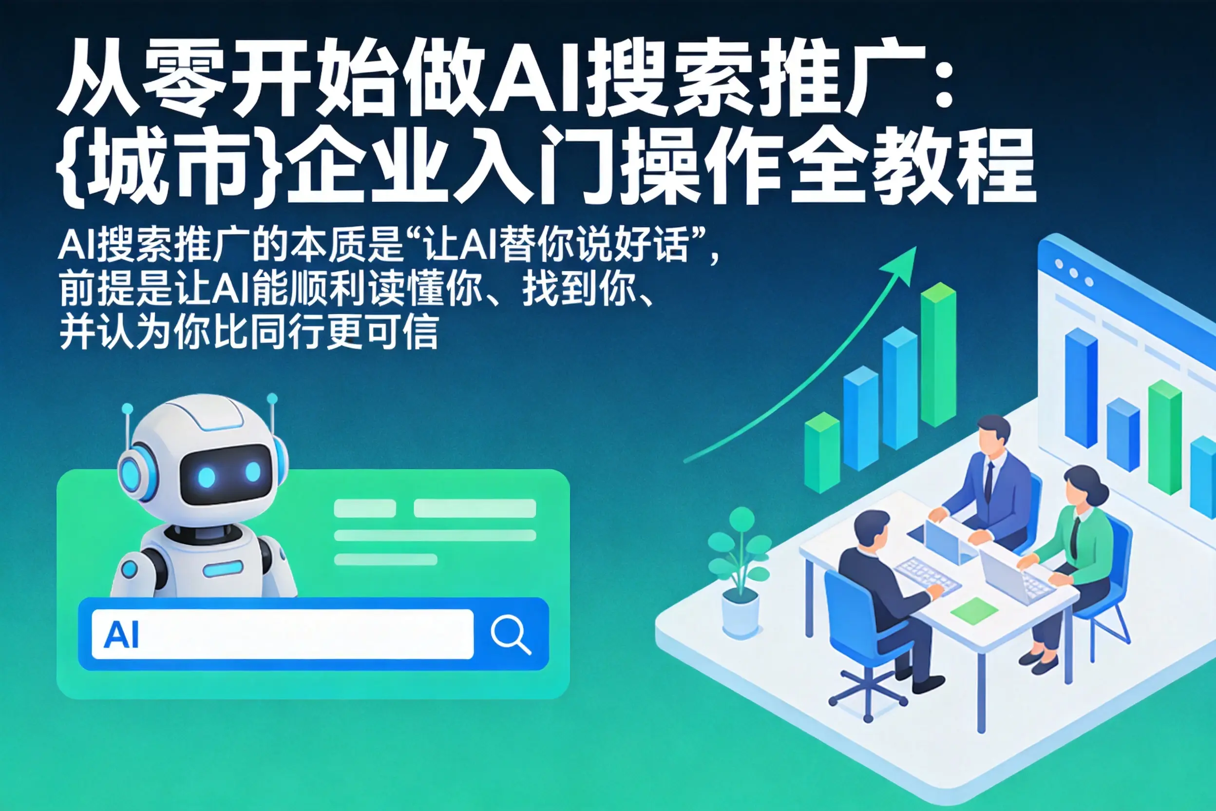 从零开始做AI搜索推广：长春企业入门操作全教程