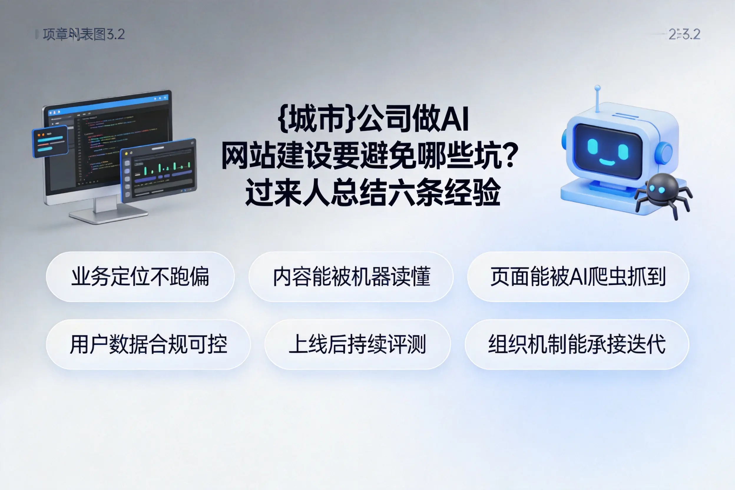 长春公司做AI网站建设要避免哪些坑？过来人总结六条经验