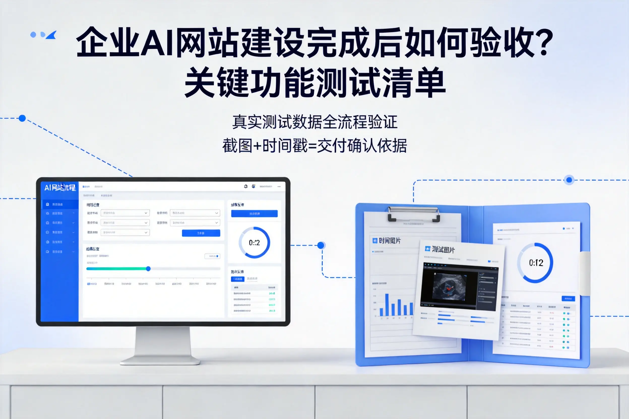 长春企业AI网站建设完成后如何验收？关键功能测试清单