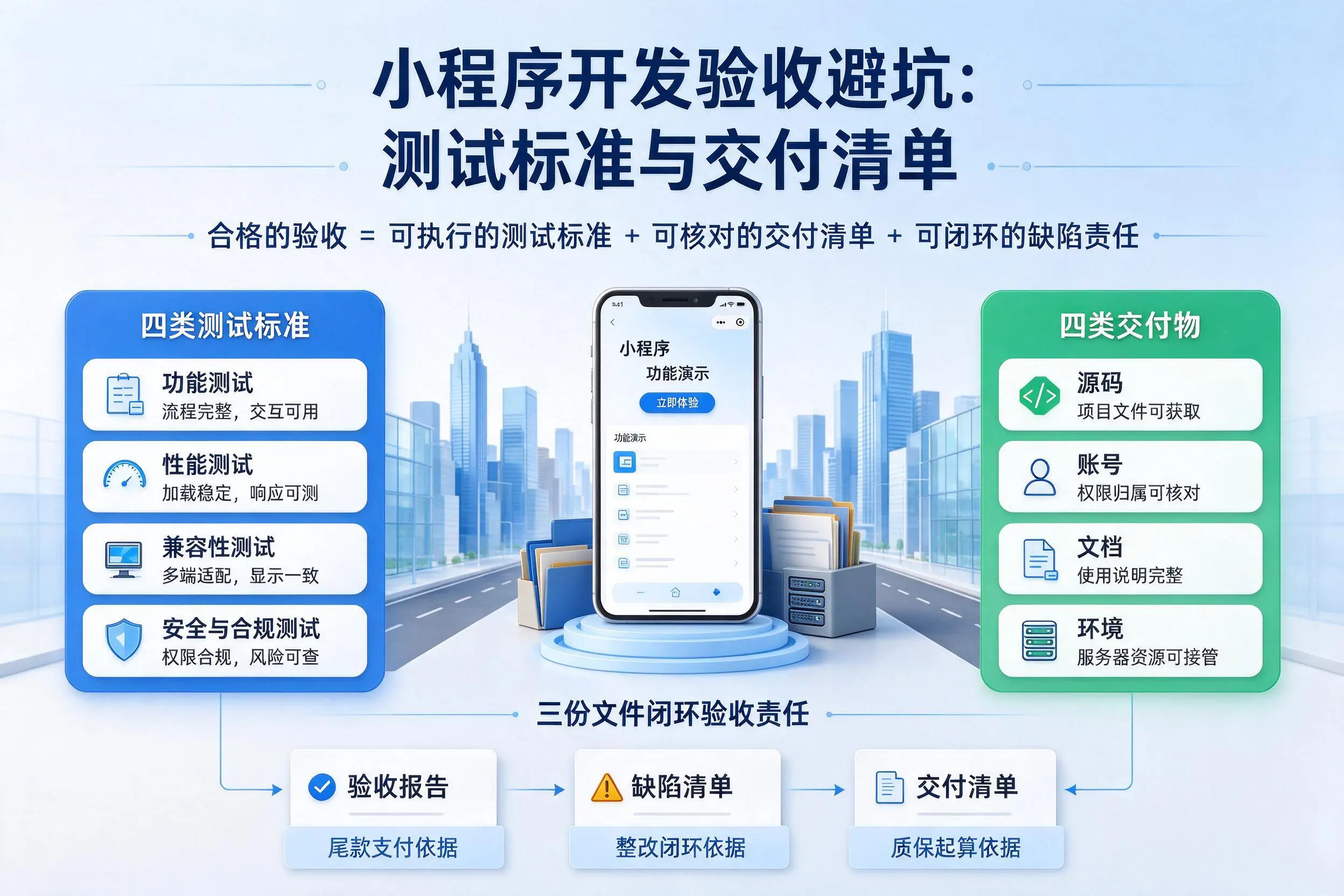 长春小程序开发验收避坑：测试标准与交付清单