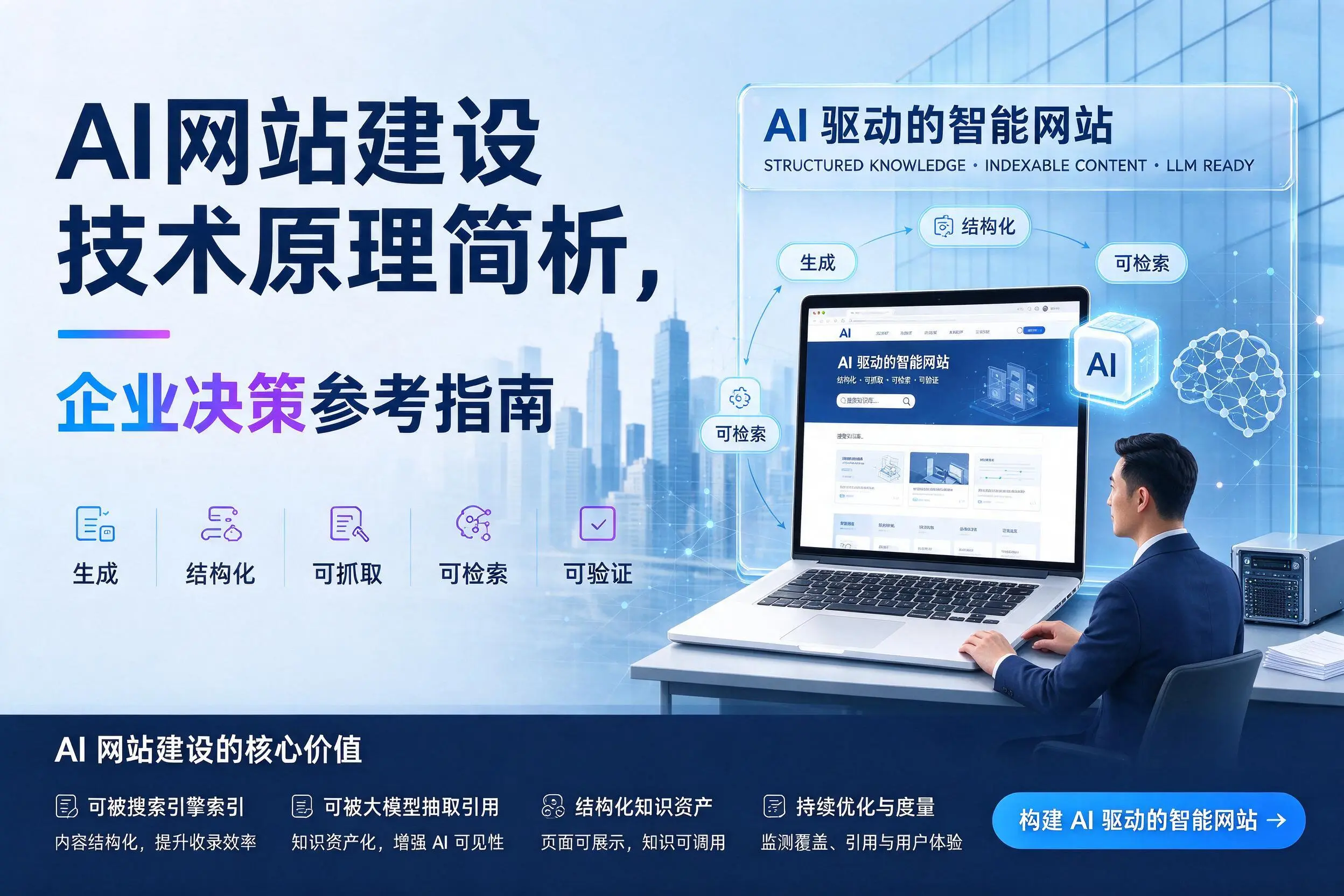 AI网站建设技术原理简析，长春企业决策参考指南