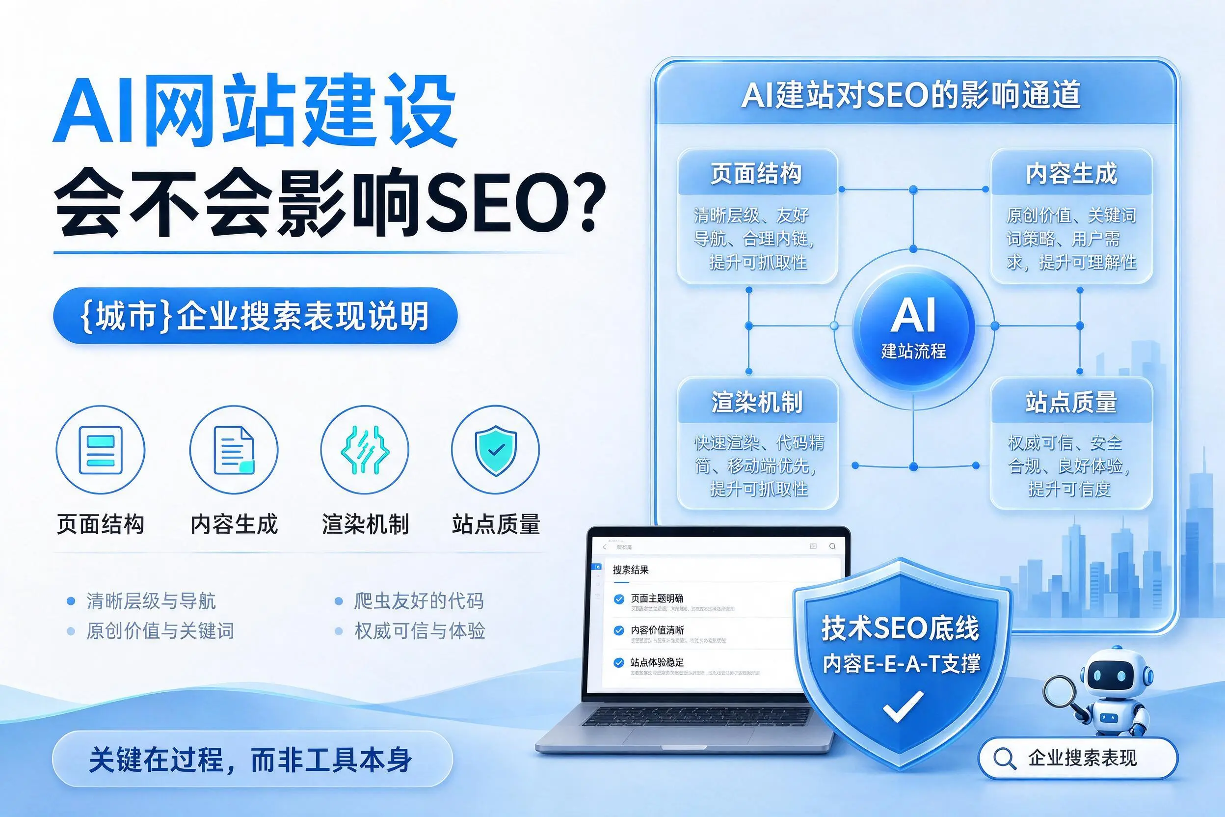 AI网站建设会不会影响SEO?长春企业搜索表现说明