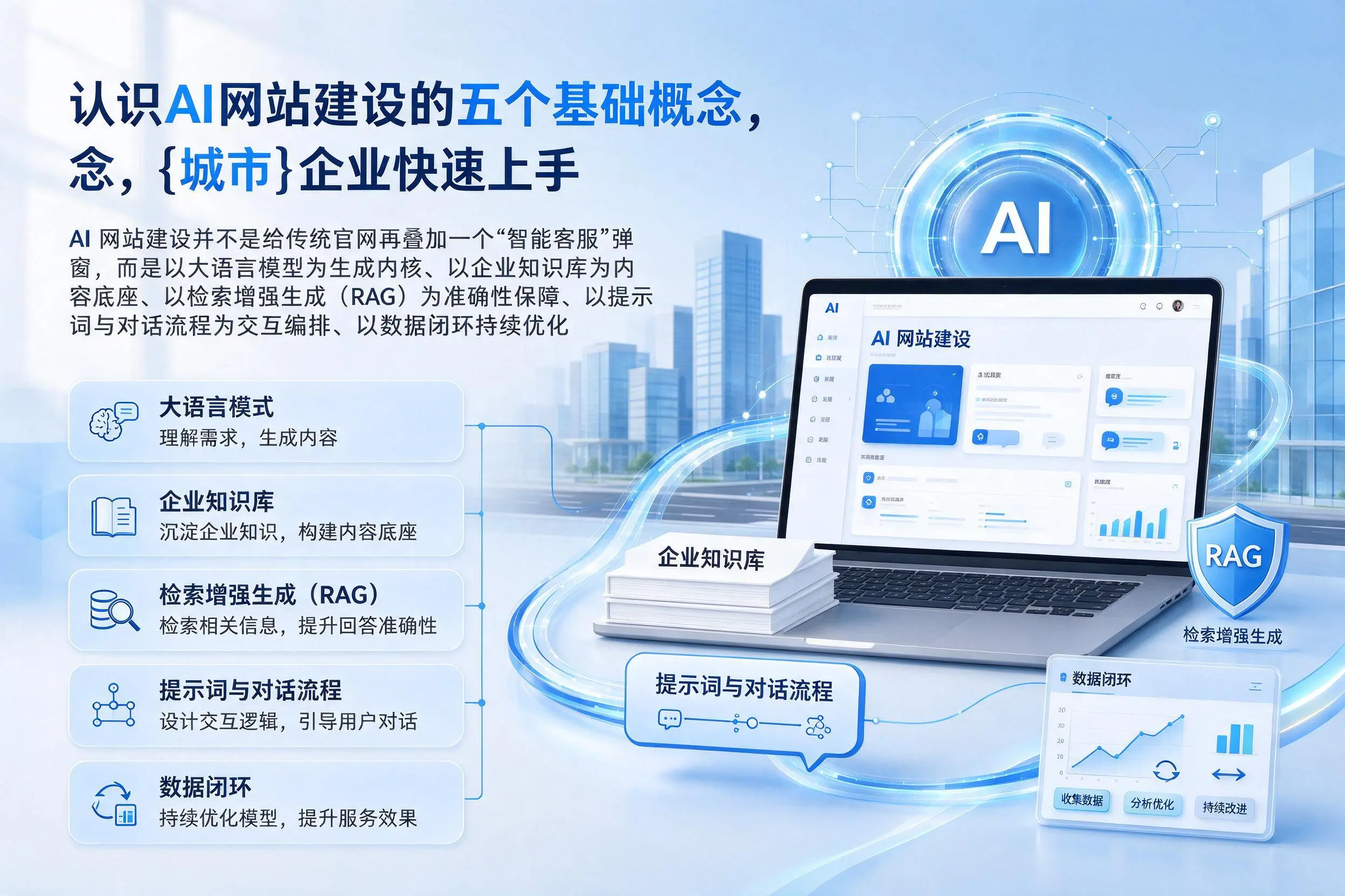 认识AI网站建设的五个基础概念，长春企业快速上手