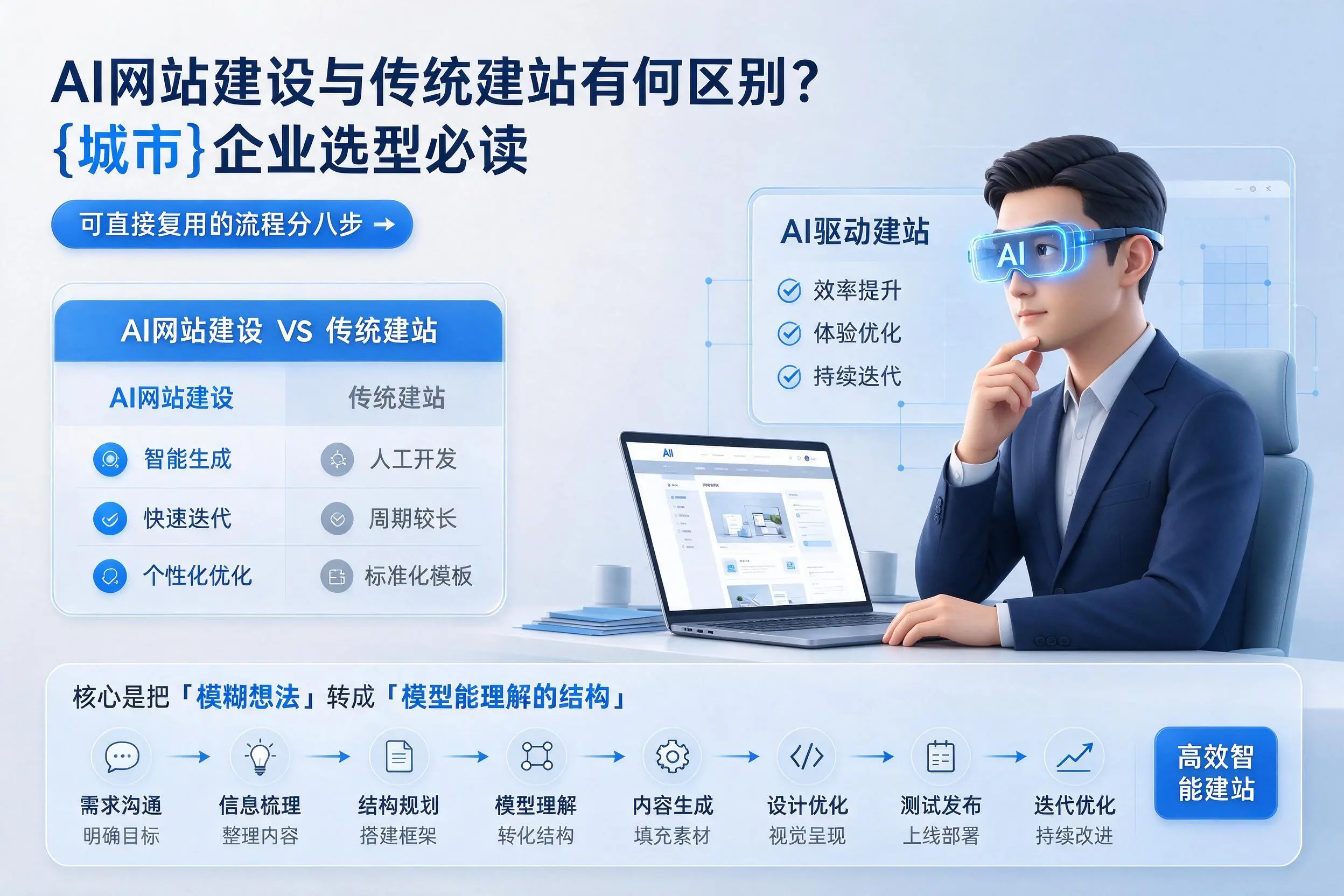 AI网站建设与传统建站有何区别?长春企业选型必读