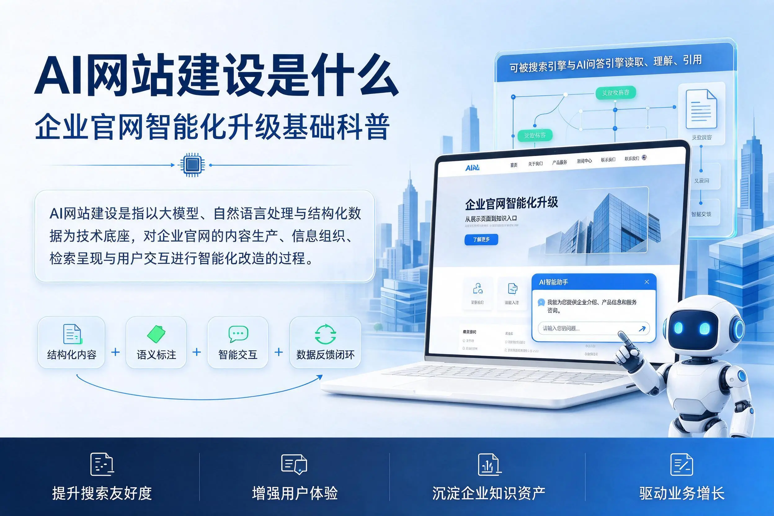 AI网站建设是什么：长春企业官网智能化升级基础科普